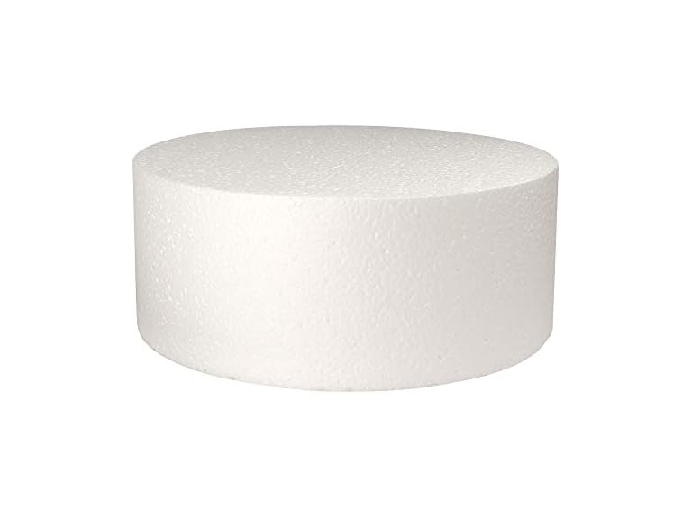 BakeDeco Round Cake Dummy, Styrene