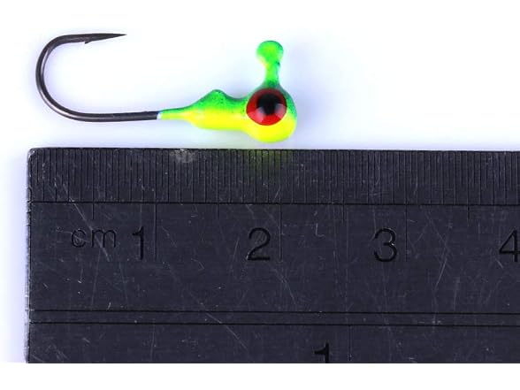 Fishing Jig Hooks Set, 50-Pack Multi-Color Lead Jigs