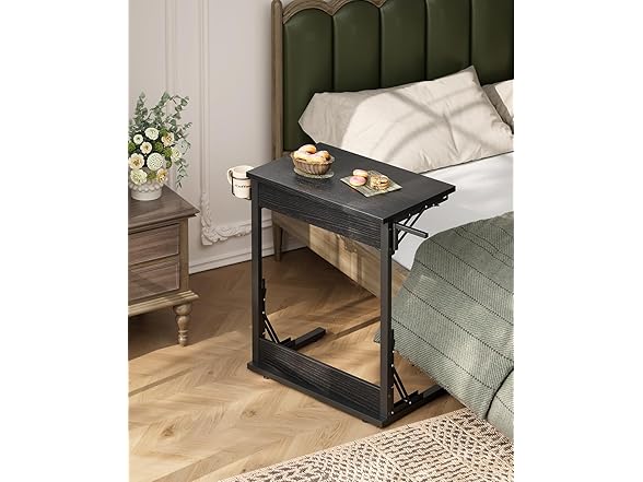 Tatub 24" Folding TV Tray Table, C Shape
