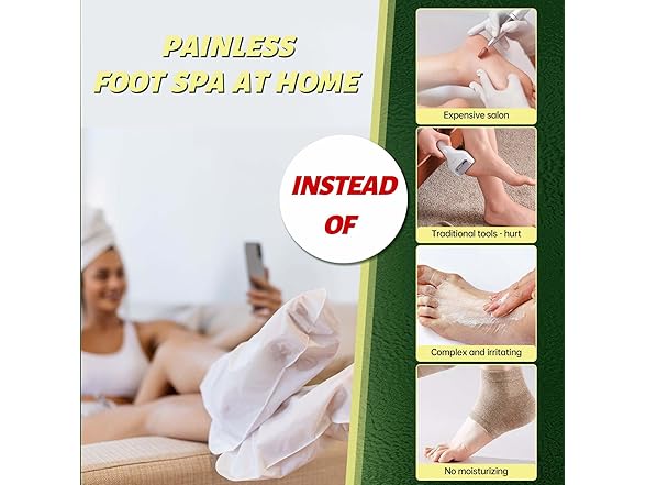 Flyleaf Cucumber Exfoliating Foot Peeling Mask