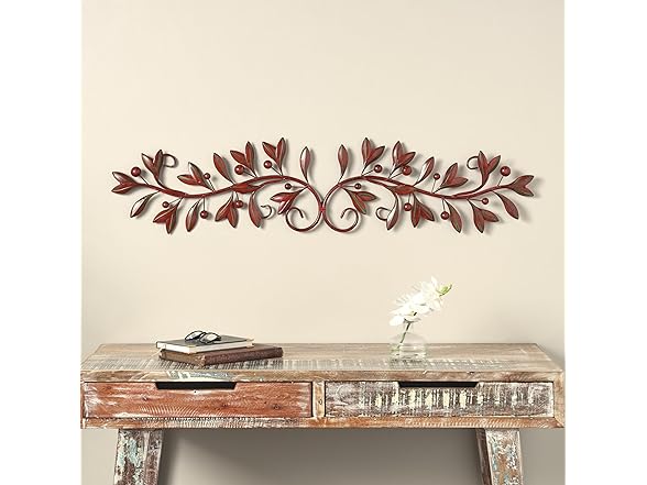 Deco 79 Metal Leaf Wall Decor