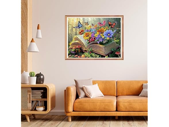 Ixfyloop Wooden Puzzles for Adults, Book Butterfly