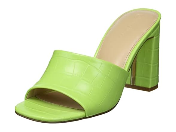 The Drop Women's Pattie High Block Heeled Mule Sandal