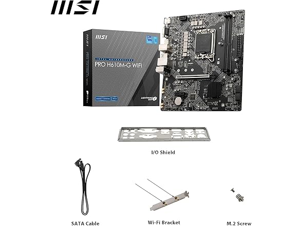 MSI PRO H610M-G WiFi Motherboard