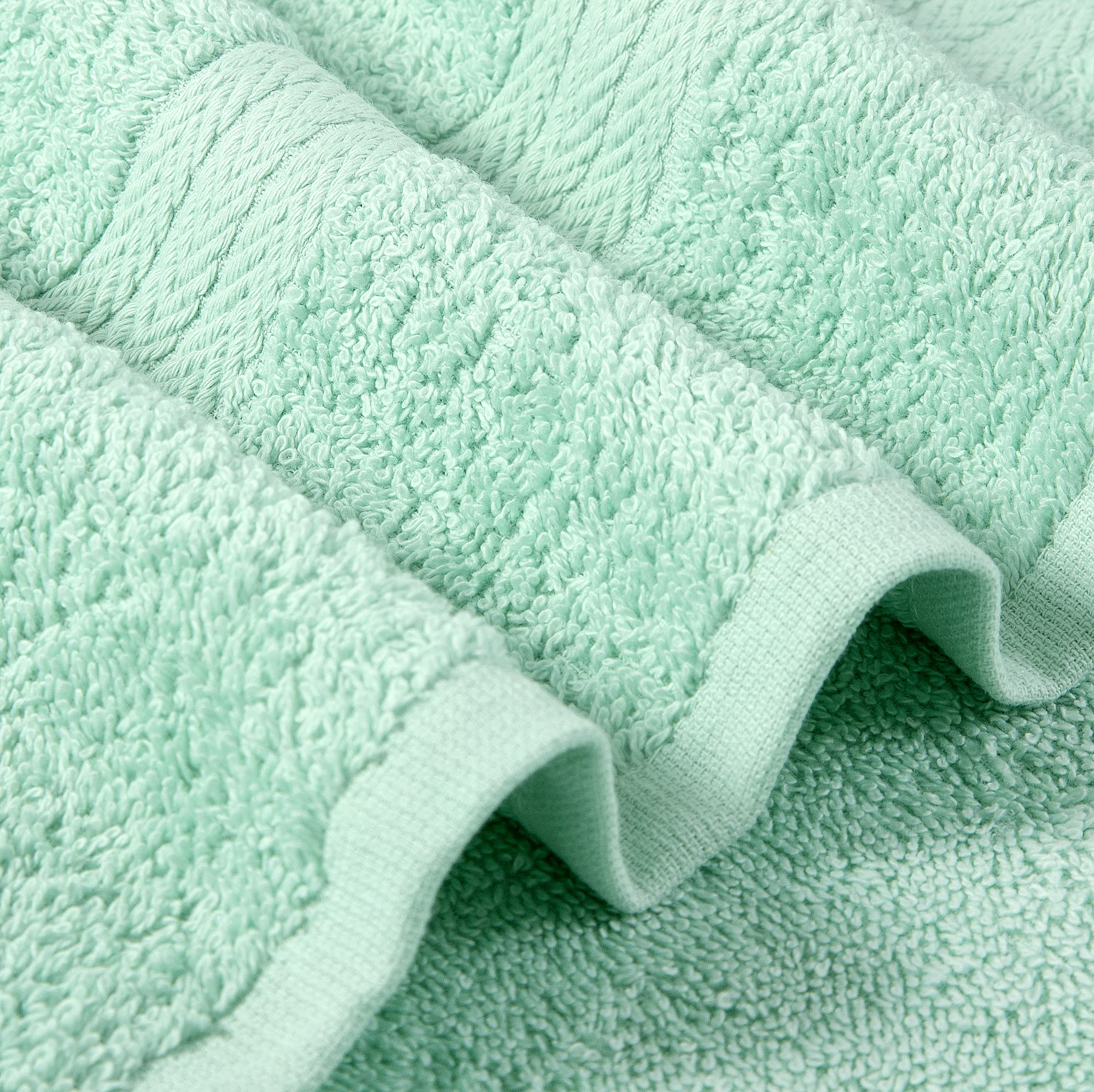 6pk 100% Cotton Bath Towel Set - Gallery 24