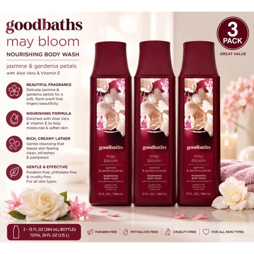 3Pk Goodbaths Nourishing Body Wash - Gallery 7