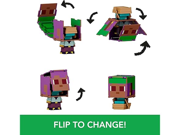 Mattel Minecraft Flippin’ Figs 2-Pack