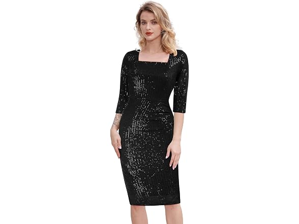 Belle Poque Women (L) Sequin Party Dress Dress