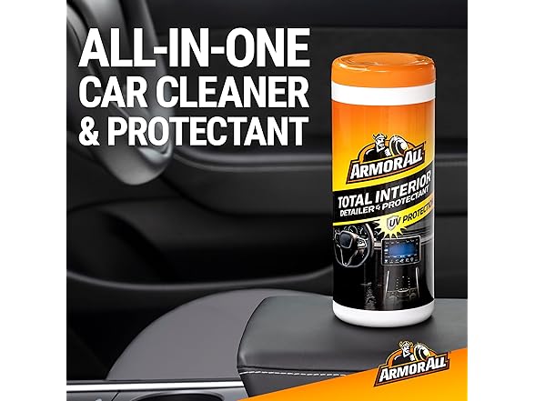 Armor All Interior Detailer Wipes 25 Ct