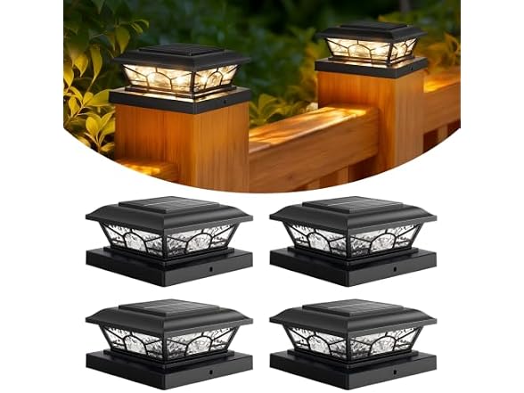 Brightever 4-Pack 4x4/3.5x3.5 Post Cap