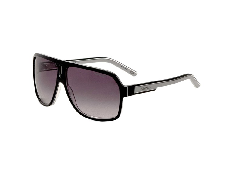 Carrera Men's 62 mm Black Crystal White Grey Sunglasses CARRERA27-XSZ-62