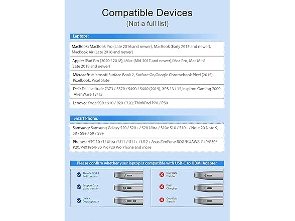 QGeeM USB C to HDMI Adapter - Gray