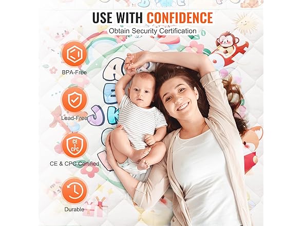 VEVOR Thickened Baby Play Mat