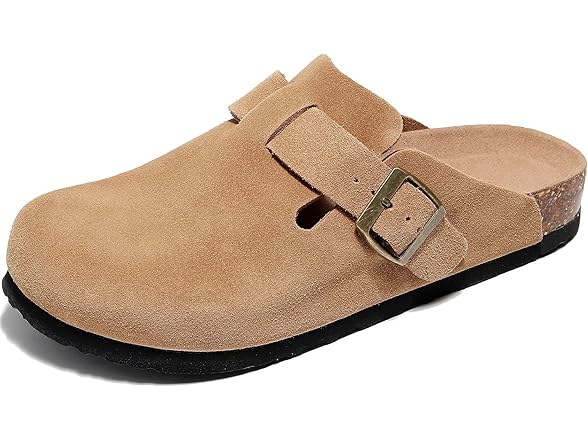 INTINEXT Men's and Women's Suede Clogs