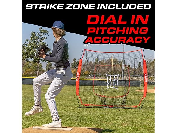 GoSports 7 ft x 7 ft Hitting & Pitching Net