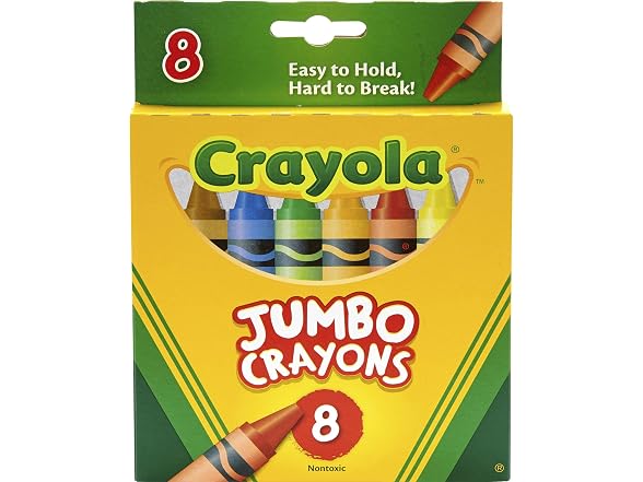 Crayola Jumbo Crayons - 8-Per Box
