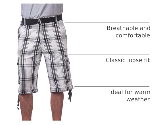 Pro Club Men's Cotton Twill Cargo