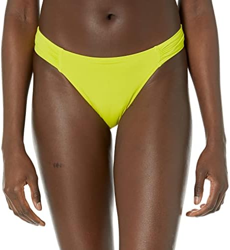 Amazon Essentials Women's Side Tab Bikini Swimsuit Bottom, Lime Green, XX-Large
