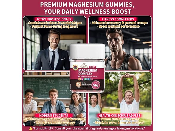 15-In-1 Magnesium Complex Gummies 350