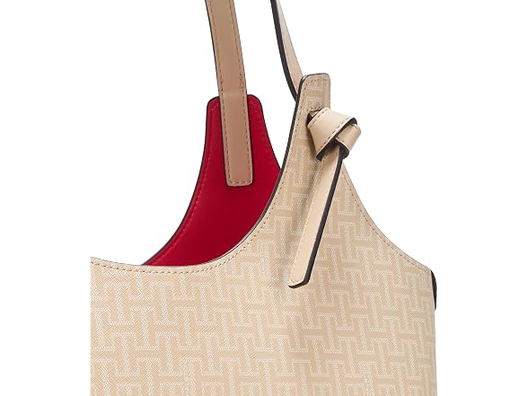 Halston Brooke Calf Magnetic Snap Tote