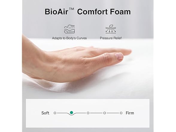 Novilla 8 inch Queen Mattress, Foam and Spring Hybrid