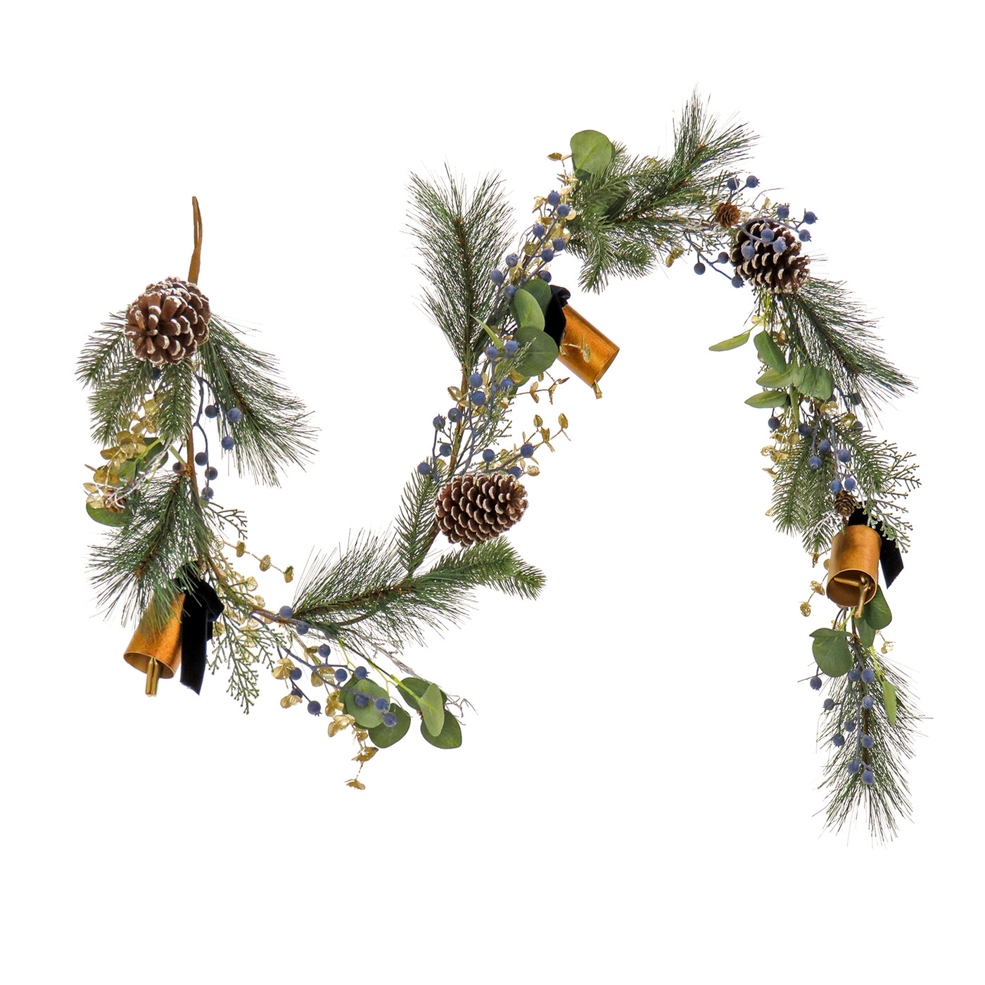 National Tree Company HGTV 6' Swiss Chic Garland - Gallery 2