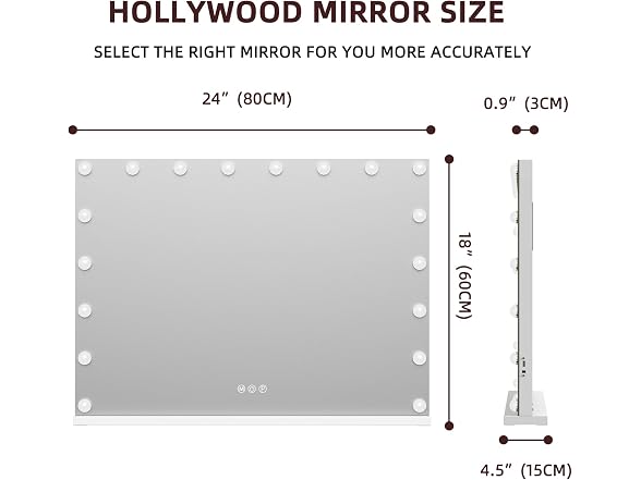 VANITII Hollywood Vanity Mirror