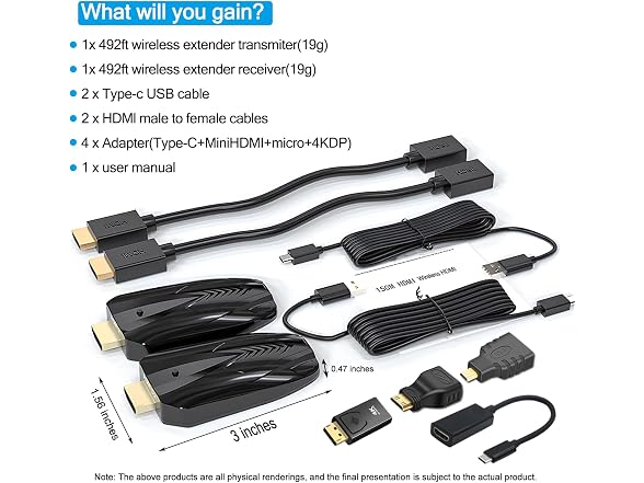 4K Wireless HDMI Transmitter