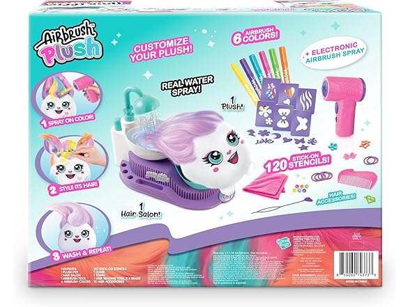 Canal Toys Airbrush Plush Hair’iffic Hair Salon