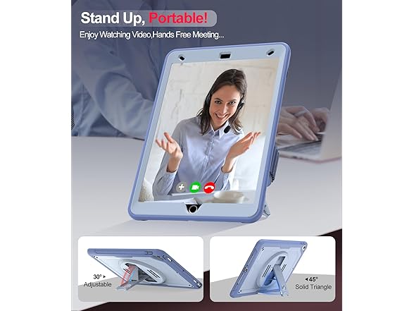 Ambison Case for iPad 9th/8th/7th Gen