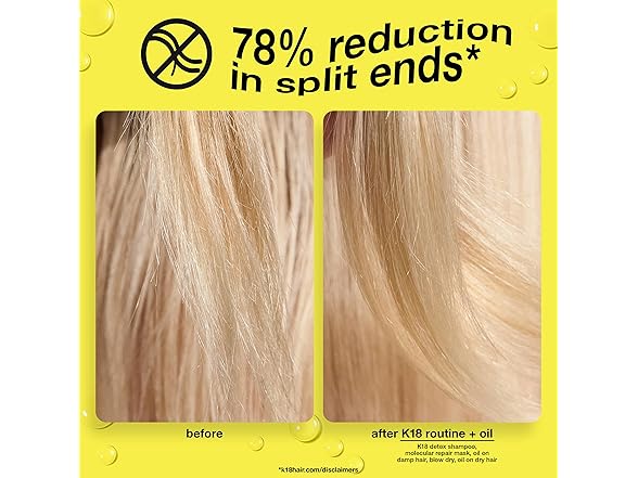 2PK K18 Molecular Repair Hair Oil, 0.34 oz