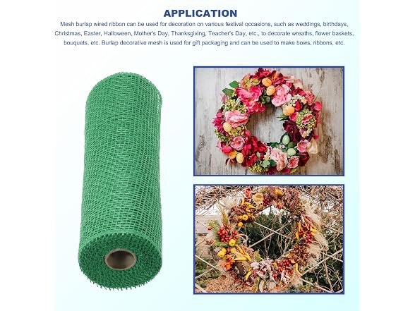 MECCANIXITY 10 Inch Poly Burlap Mesh for