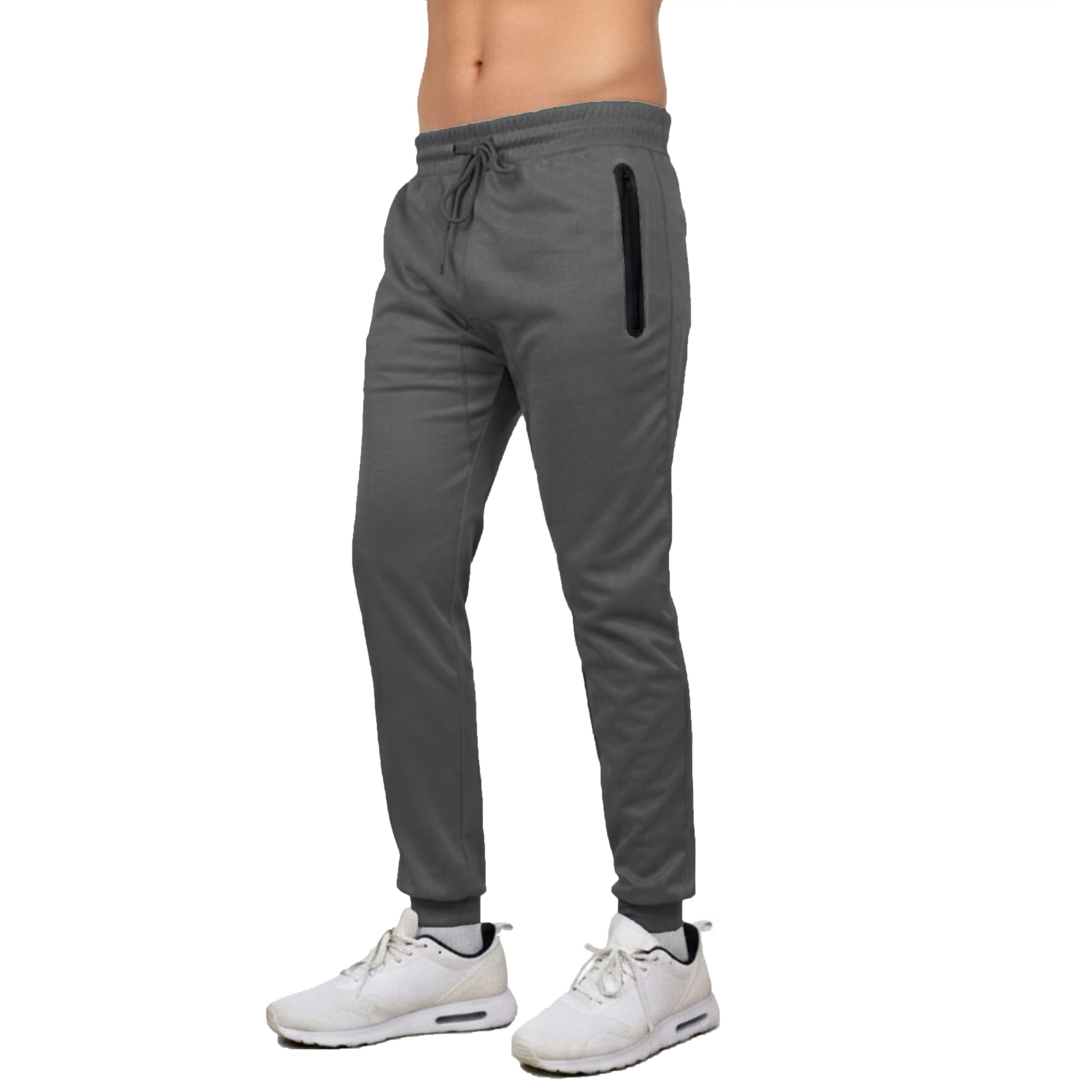 3Pk Asst Mens Tech Jogger w-Zip Pockets - Gallery 15