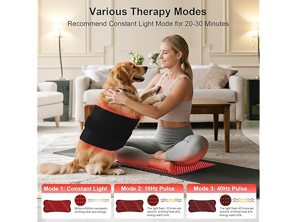 Red Light Therapy Pad for Body 31" x 14"