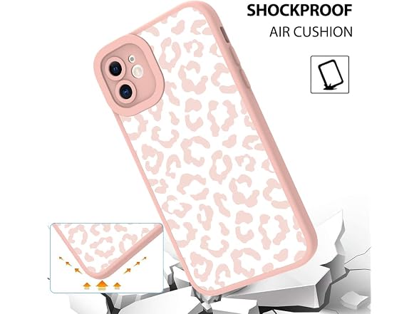 ZIYE for iPhone 11 Case Pink Leopard