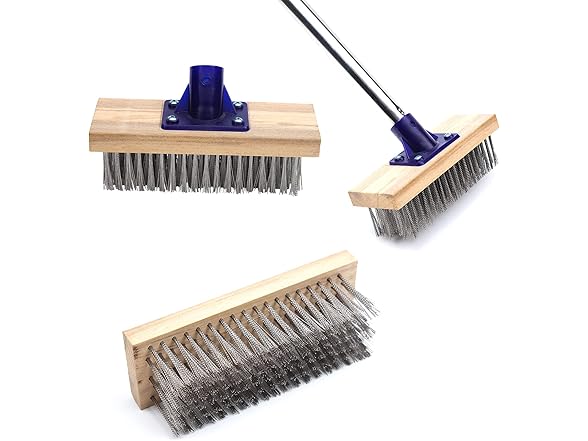 Geero 7.87'' Premium Wire Wood Brush