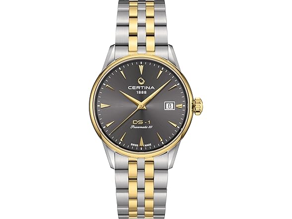 Certina, Mens, DS 1, 38, mm, Steel, Automatic, Powermatic 80, Nivachron, Date, Watch