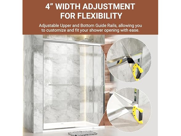 Double Sliding Shower Door