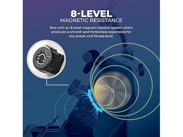 Sunny Health & Fitness Smart Magnetic Rowing Machine