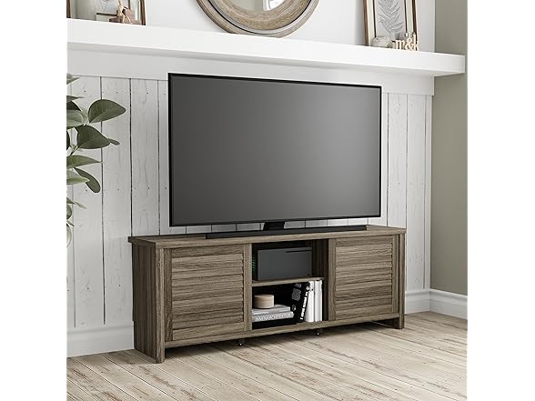 Hillsdale Handerson 64 Inch Wood Entertainment Console