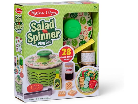 Melissa & Doug Boys Salad Spinner Play Set