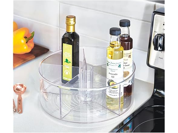 iDesign Recycled Plastic Lazy Susan Turntable