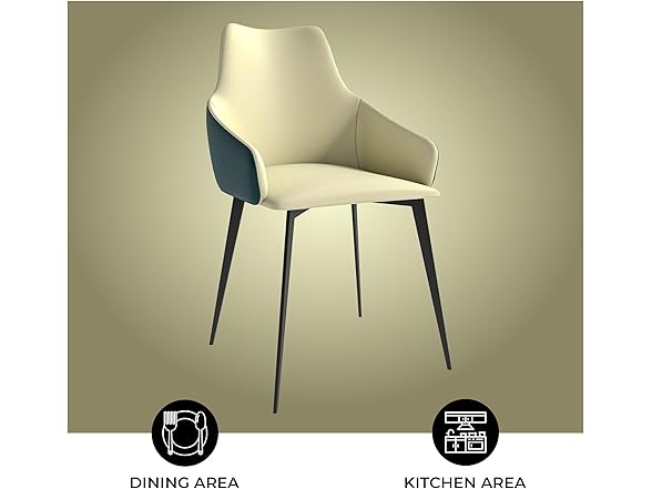 LeisureMod Sonnet Leather Dining Chair