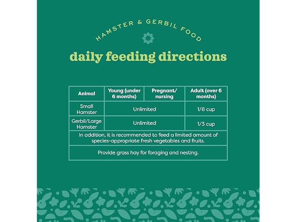 Oxbow Hamster & Gerbil Food 15 lb