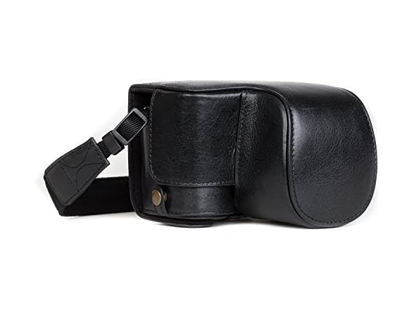 MegaGear Ever Ready Genuine Leather Camera Case and Strap