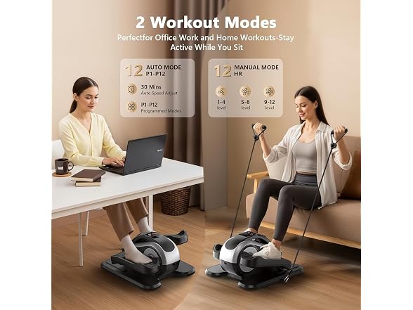 LVPIMAN Under Desk Elliptical Machine