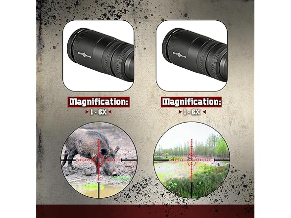 Sightmark Pinnacle 1-6x24TMD Rifle Scope
