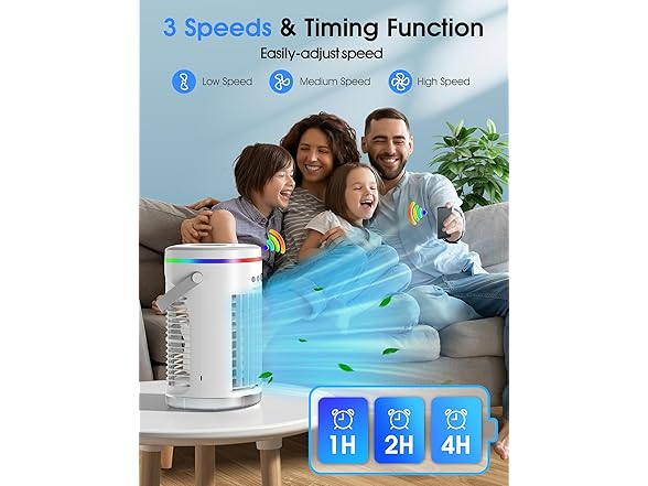 VOSAF BK20PLUS Vosaf Portable Air Conditioners Fan, 3 Speeds