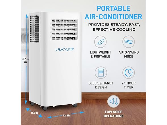 Lifemaster 10,000 BTU Portable Air Conditioners -450 SqFt