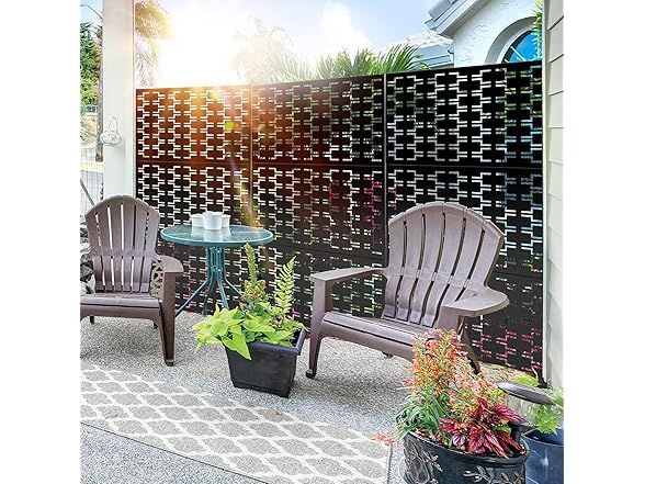 NeuType Decorative Privacy Screen Outdoo